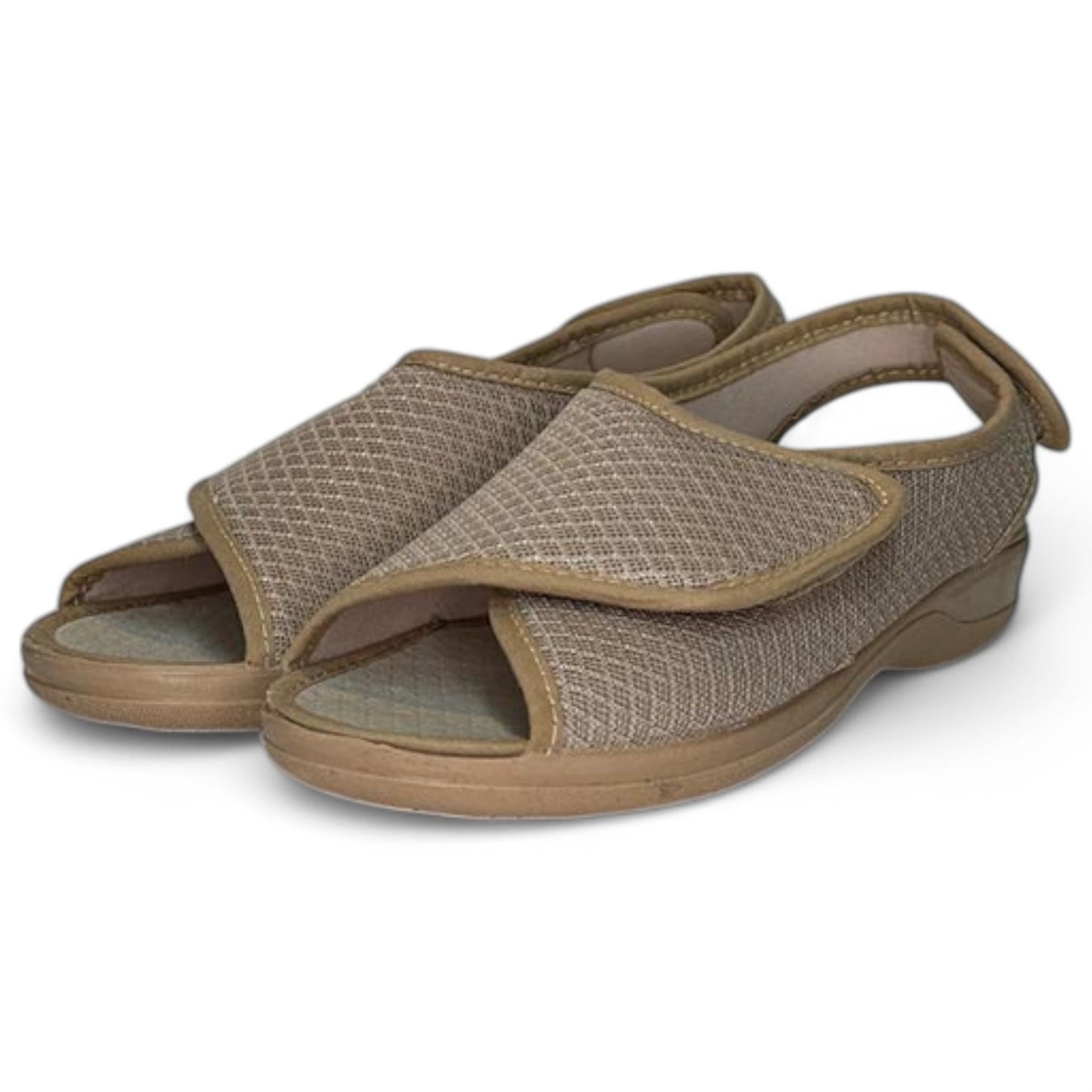 Zapatillas Anatómicas Dos Velcros 315 Beig - imagen 3