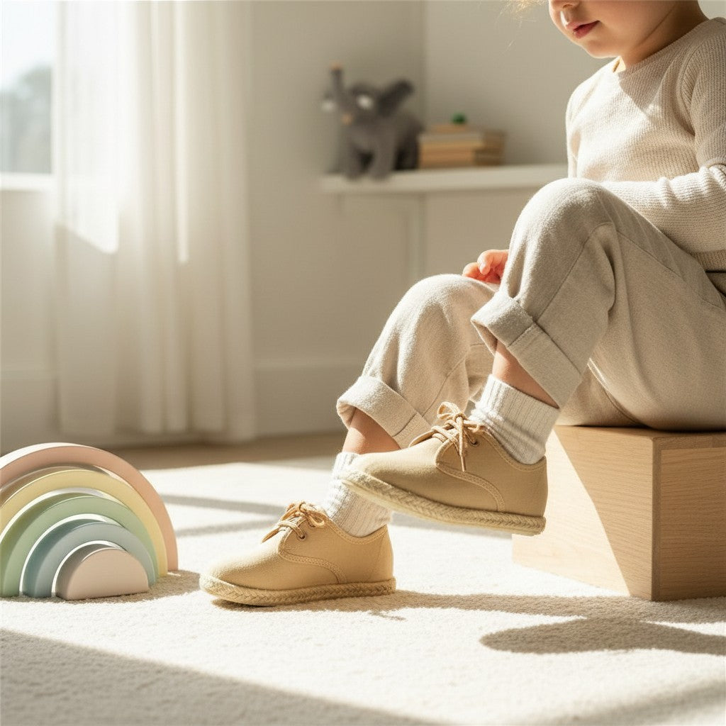 Zapatillas Bubble Kids Esparto E267 Beig - imagen 2