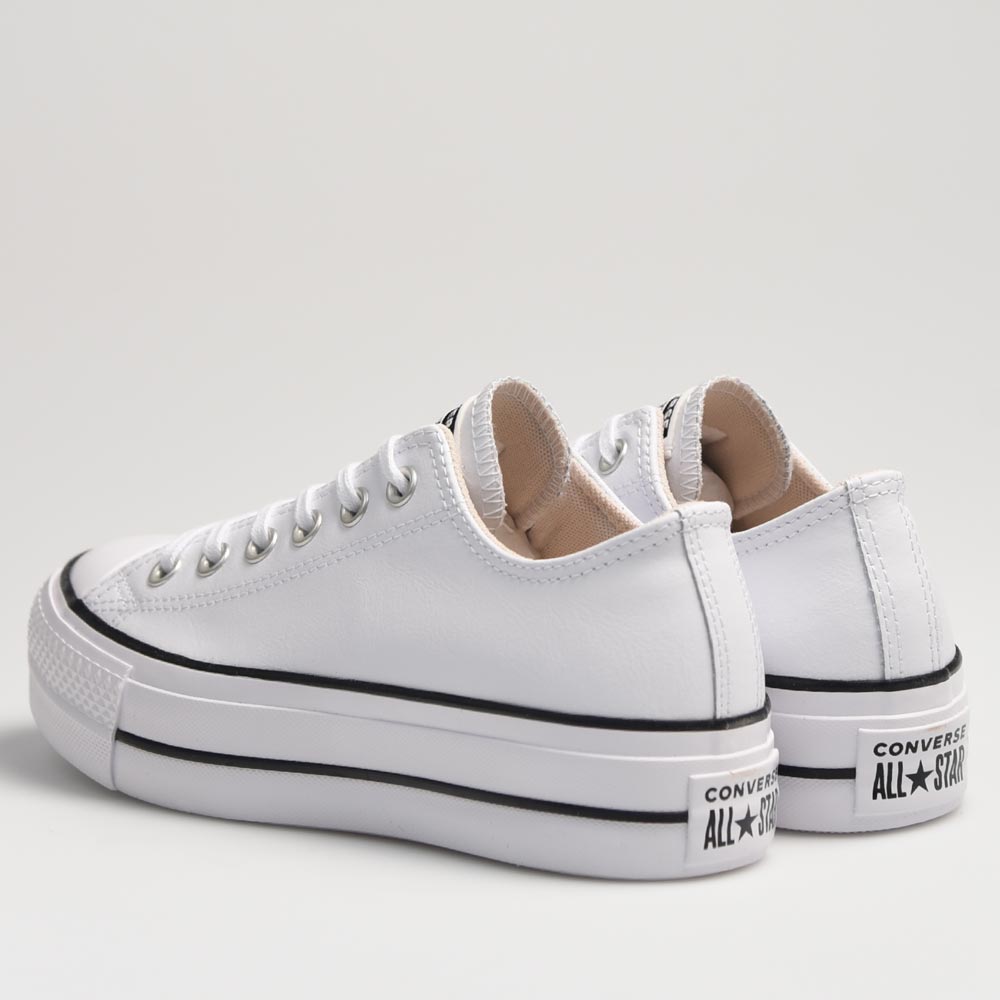 Zapatillas Converse Chuck Taylor All Star Platform Clean Leather 561680 Blanco - imagen 5