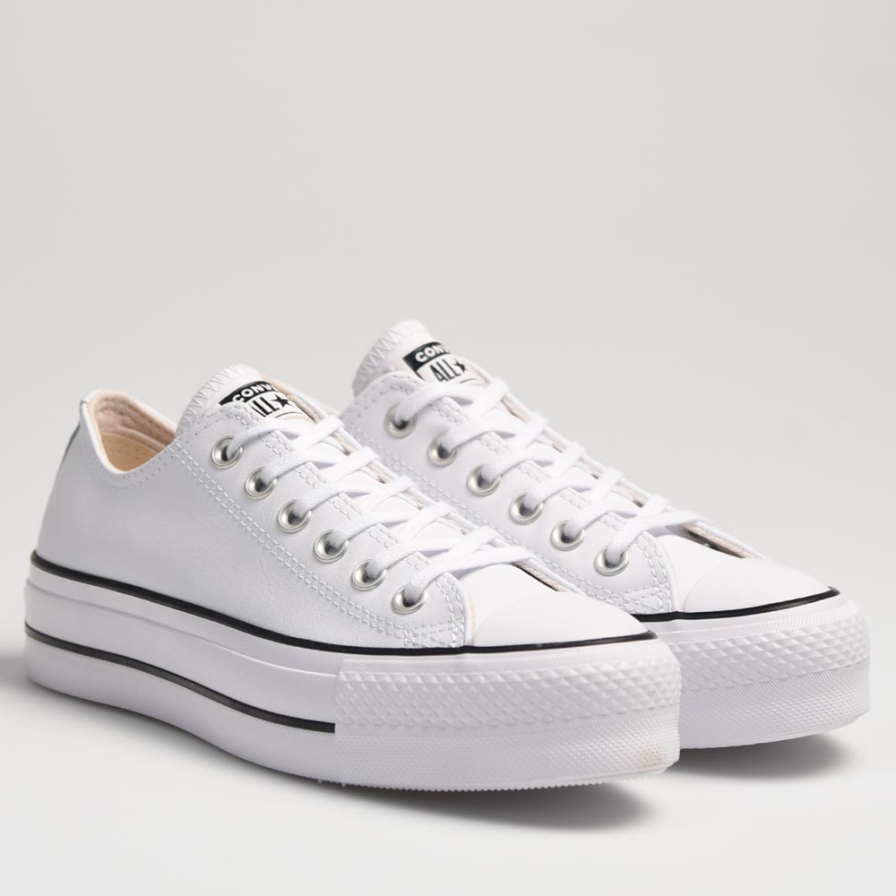 Zapatillas Converse Chuck Taylor All Star Platform Clean Leather 561680 Blanco - imagen 3