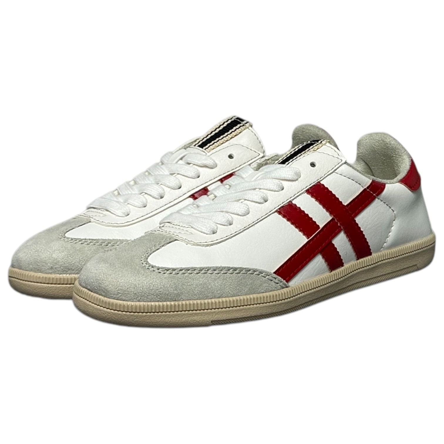 Zapatillas Corina M5075 Blanco Rojo - imagen 5