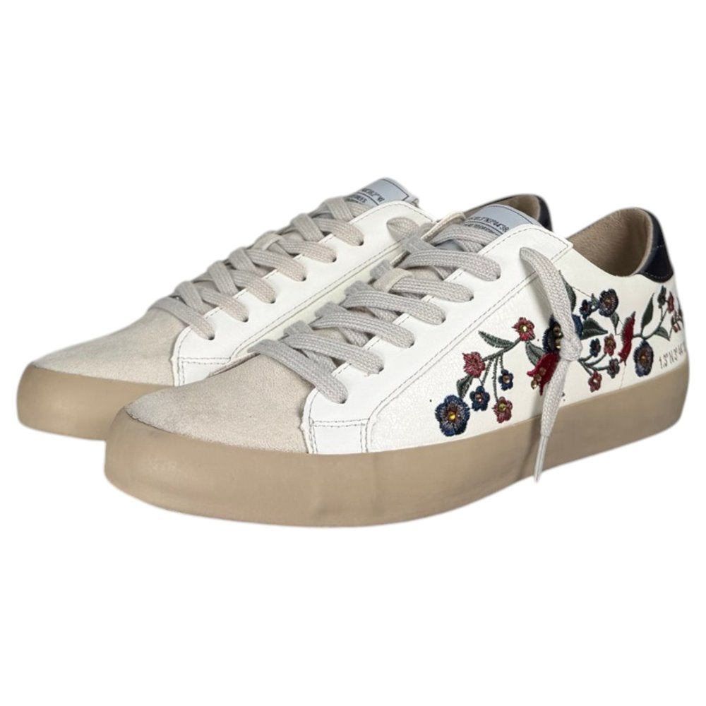 Zapatillas Corina Retro Flores M5042 Azul - imagen 5