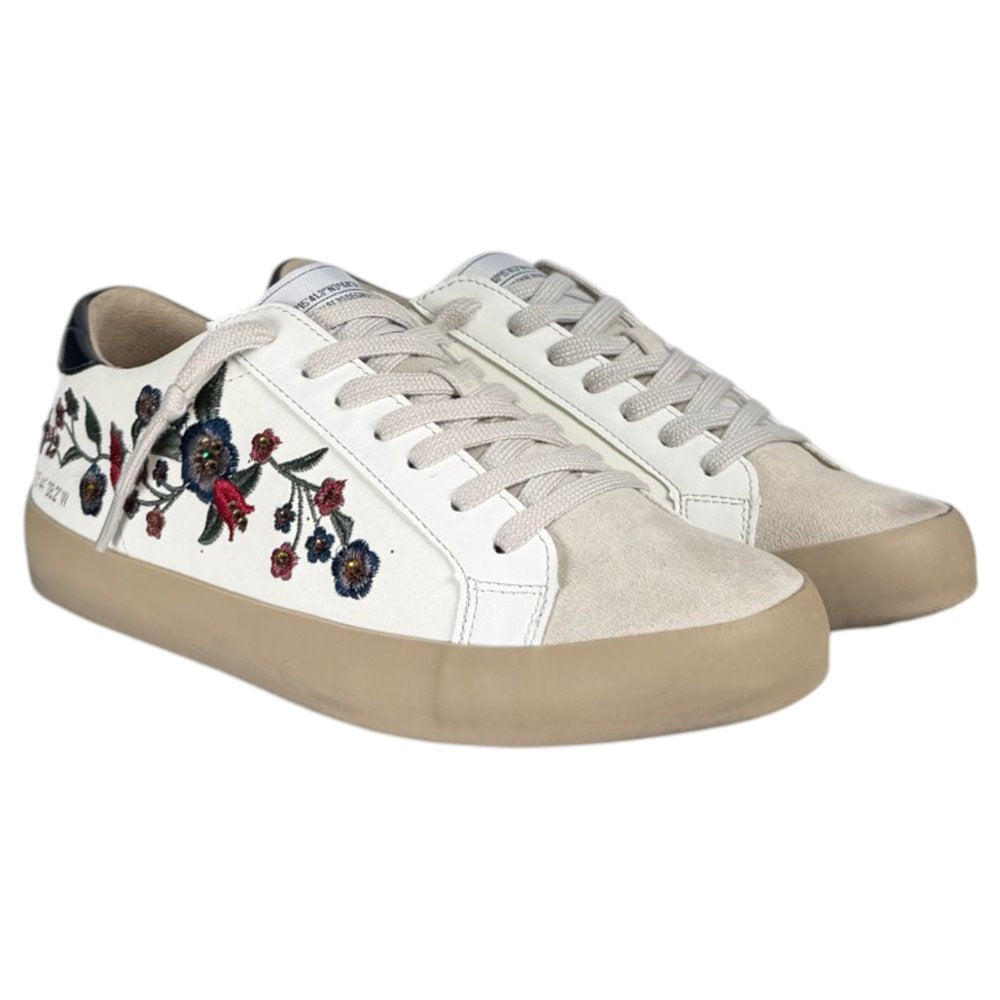 Zapatillas Corina Retro Flores M5042 Azul - imagen 4