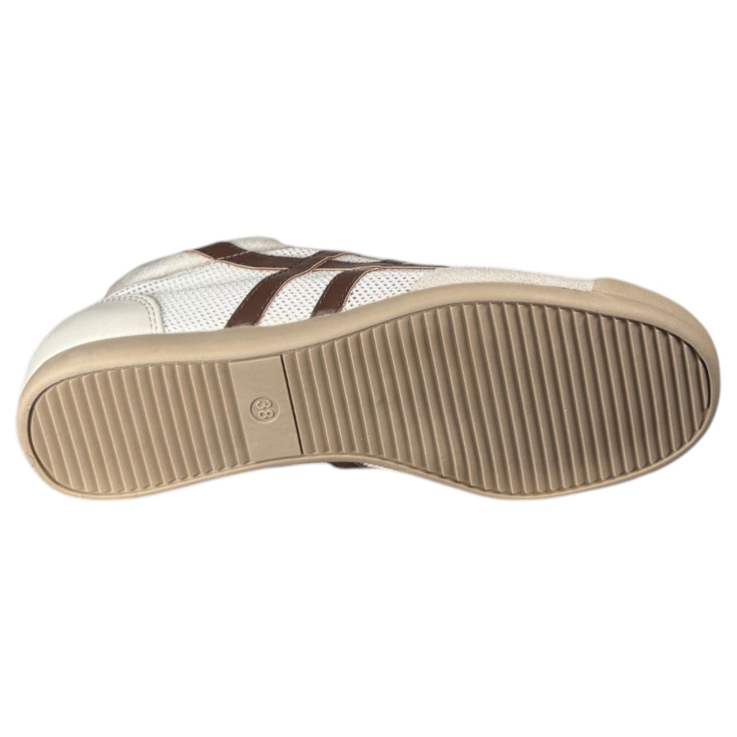Zapatillas Corina Retro M6035 Beige Café - imagen 7