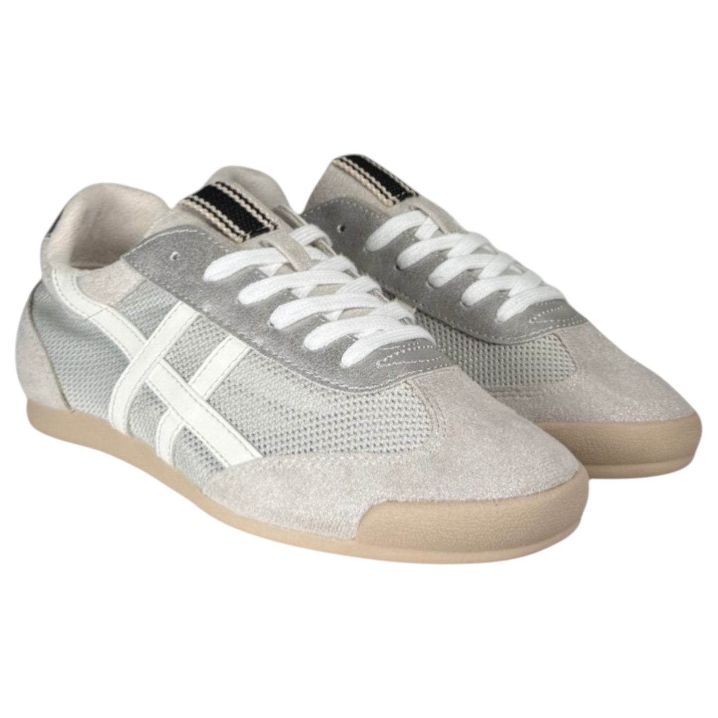 Zapatillas Corina Retro M6035 Plata - imagen 3