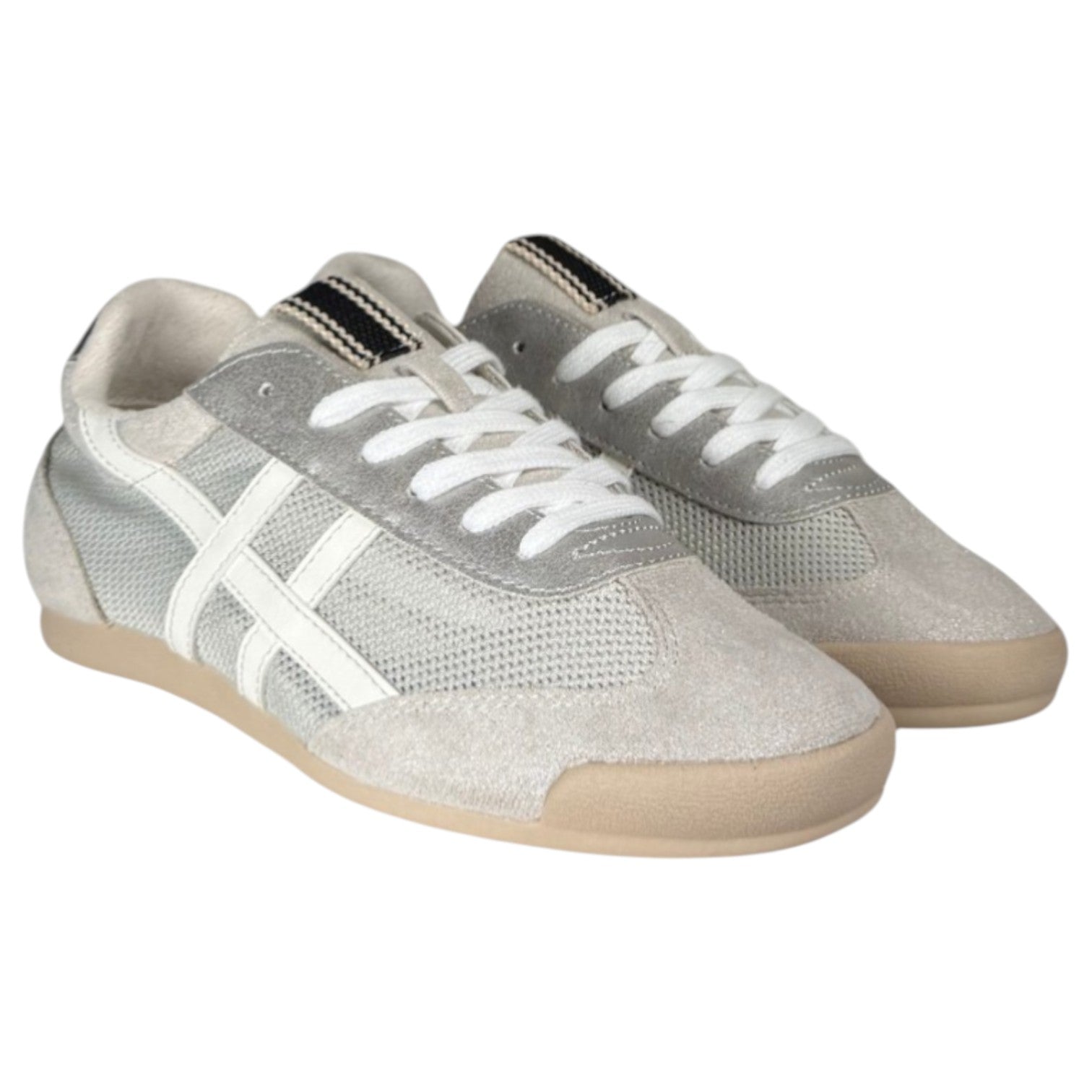 Zapatillas Corina Retro M6035 Plata - imagen 3