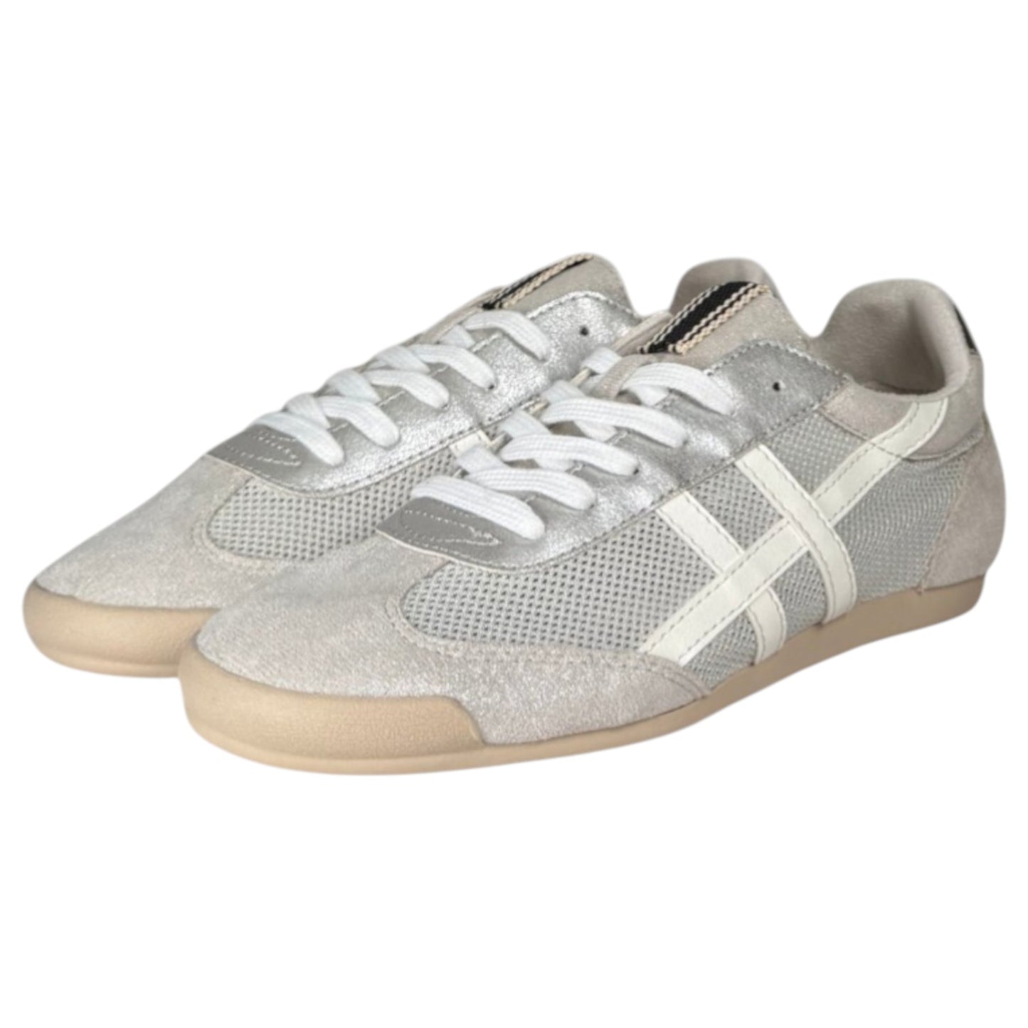 Zapatillas Corina Retro M6035 Plata - imagen 5