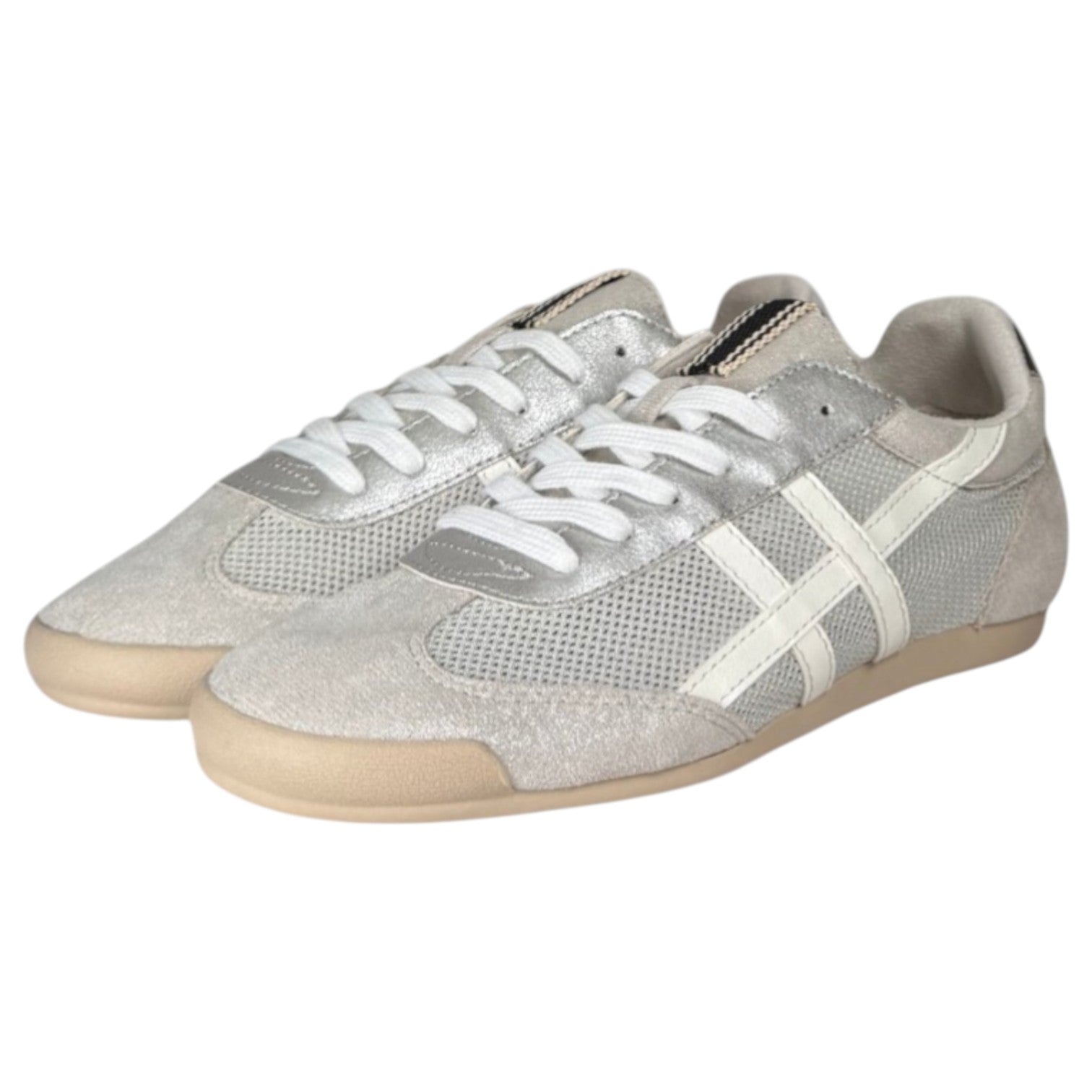 Zapatillas Corina Retro M6035 Plata - imagen 5