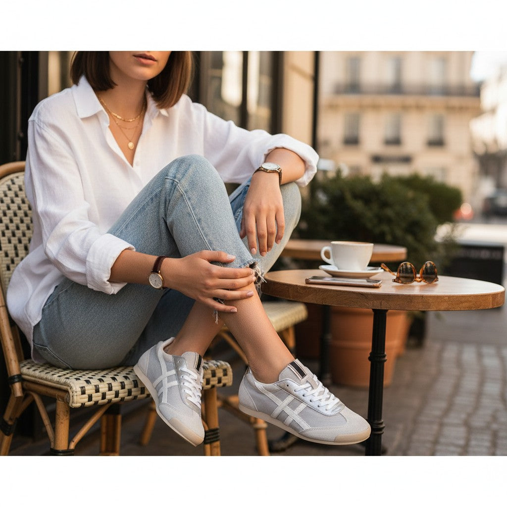 Zapatillas Corina Retro M6035 Plata - imagen 2