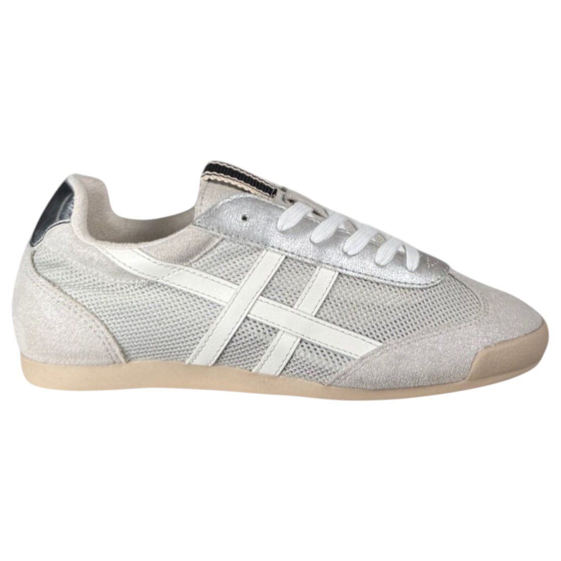 Zapatillas Corina Retro M6035 Plata - imagen 1