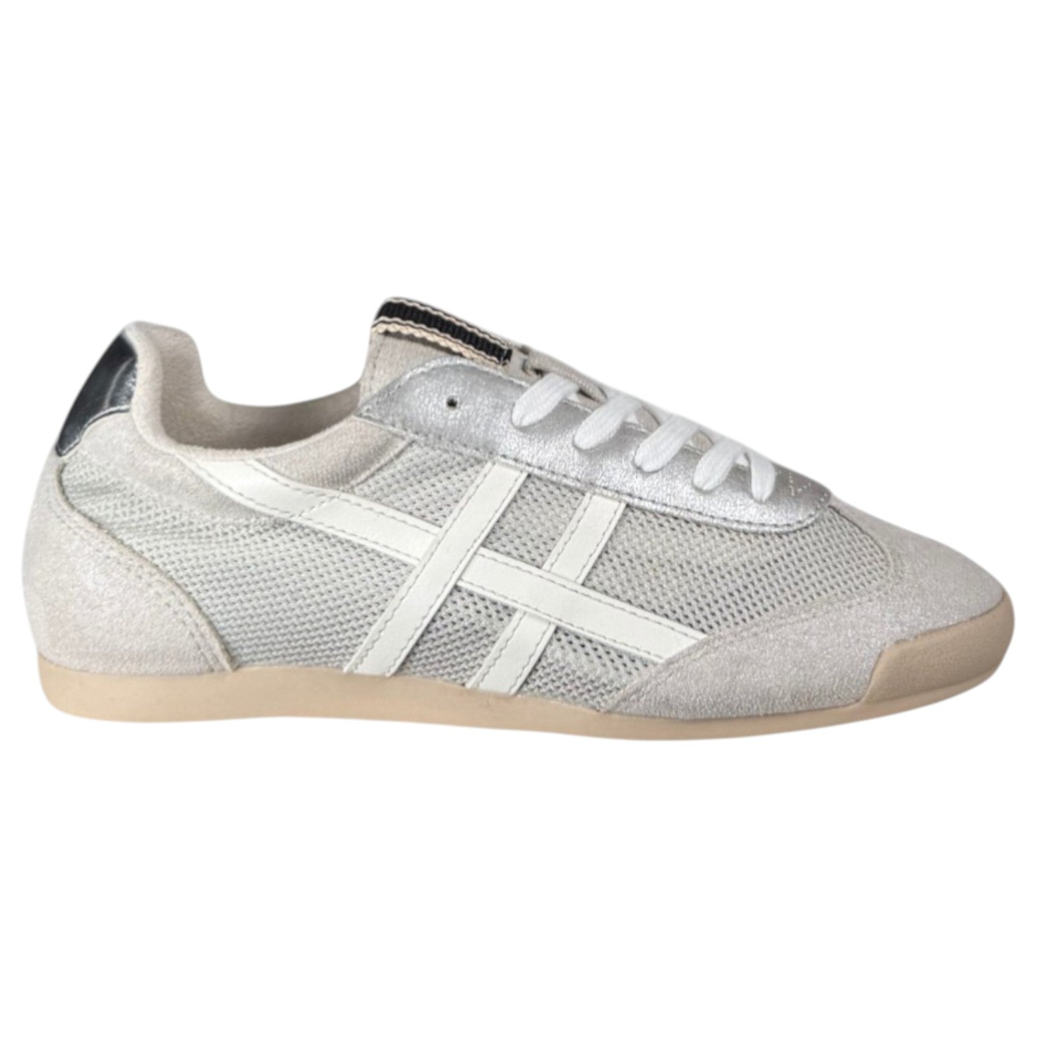 Zapatillas Corina Retro M6035 Plata - imagen 1