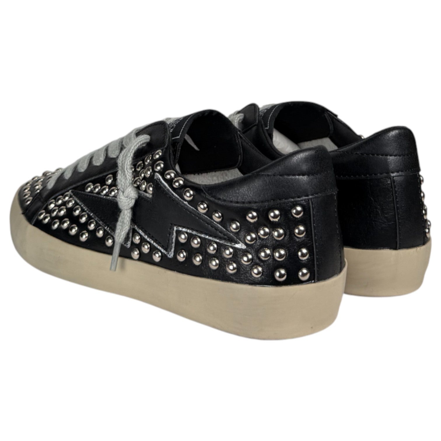 Zapatillas Corina Tachas M5501 Negro - imagen 4