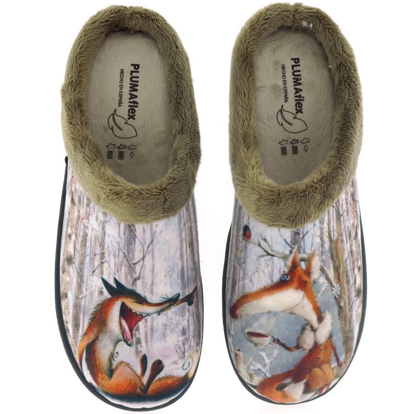 Zapatillas de Casa Roal 12213 Zorro Marrón - imagen 1