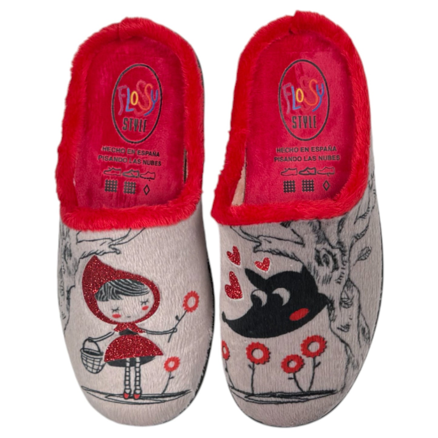 Zapatillas de Casa Flossy Caperucita 26-282 Rojo - imagen 7