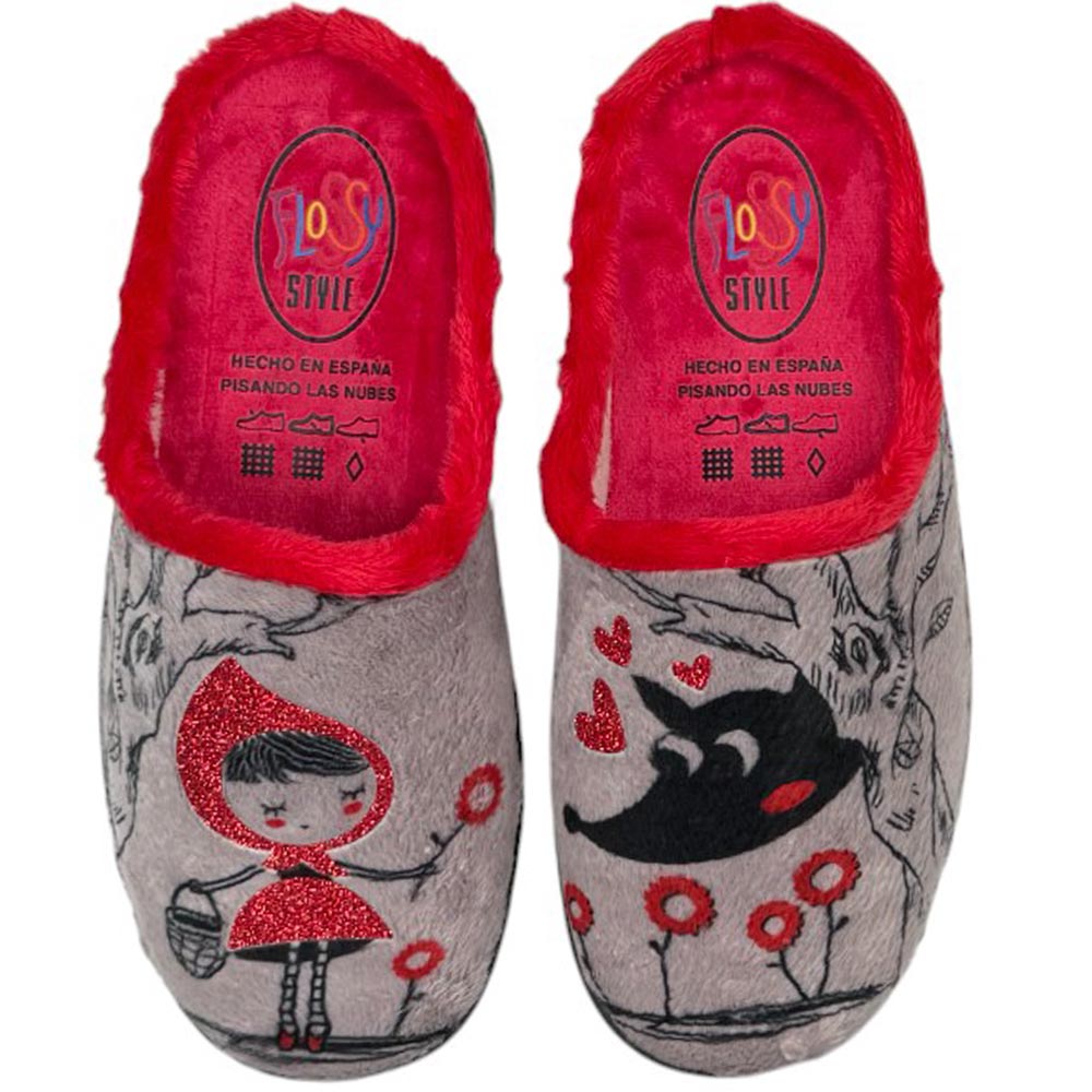 Zapatillas de Casa Flossy Caperucita 26-282 Rojo - imagen 1