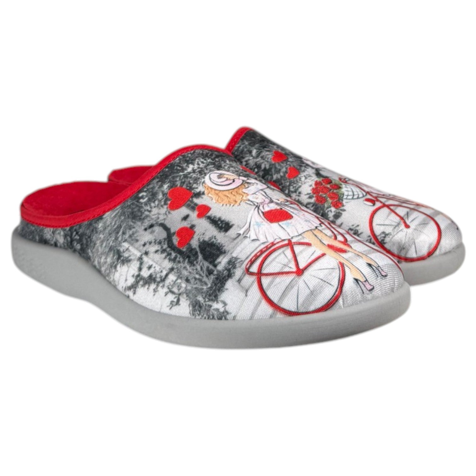 Zapatillas de Casa Flossy Chica Bici 26-342 Rojo - imagen 4