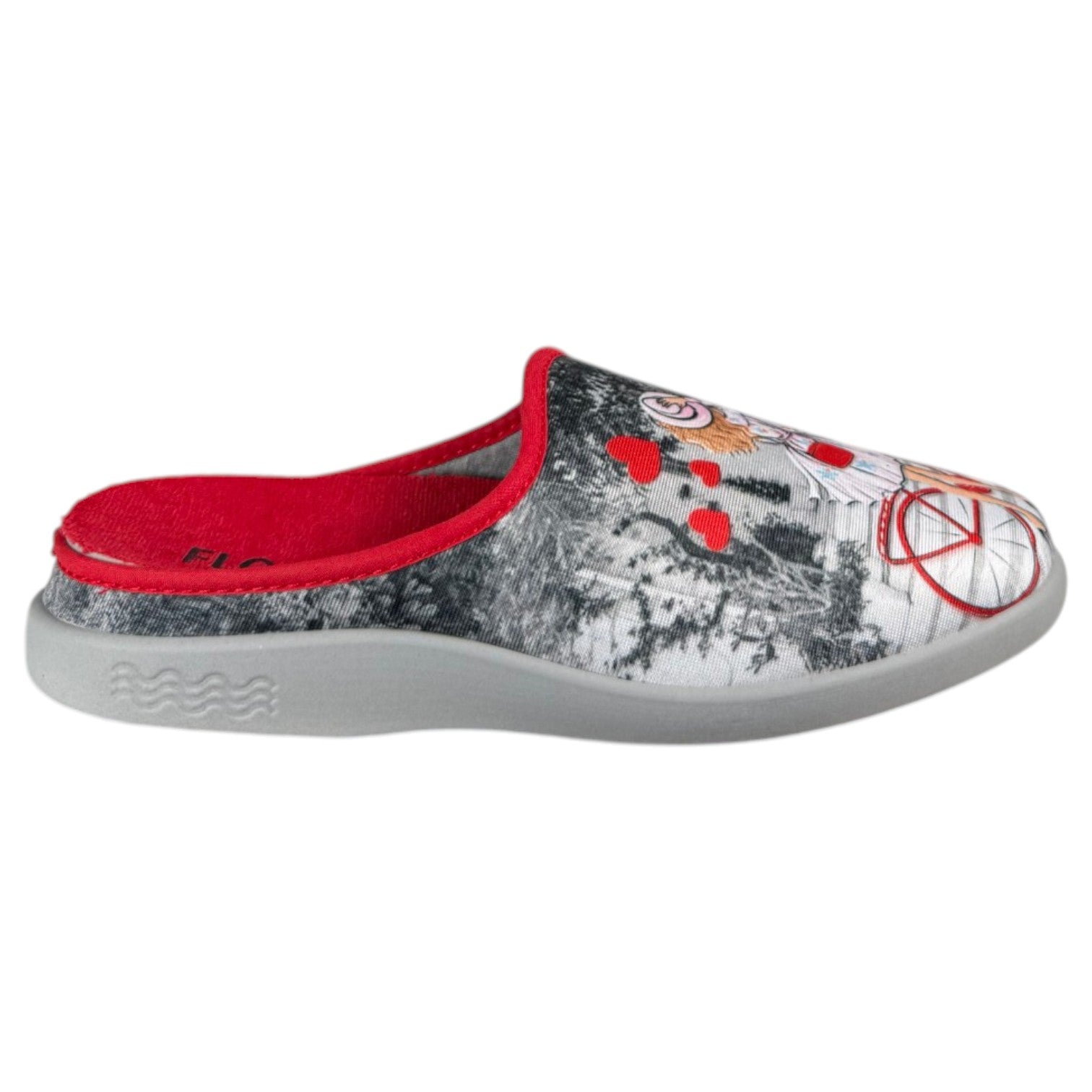 Zapatillas de Casa Flossy Chica Bici 26-342 Rojo - imagen 3