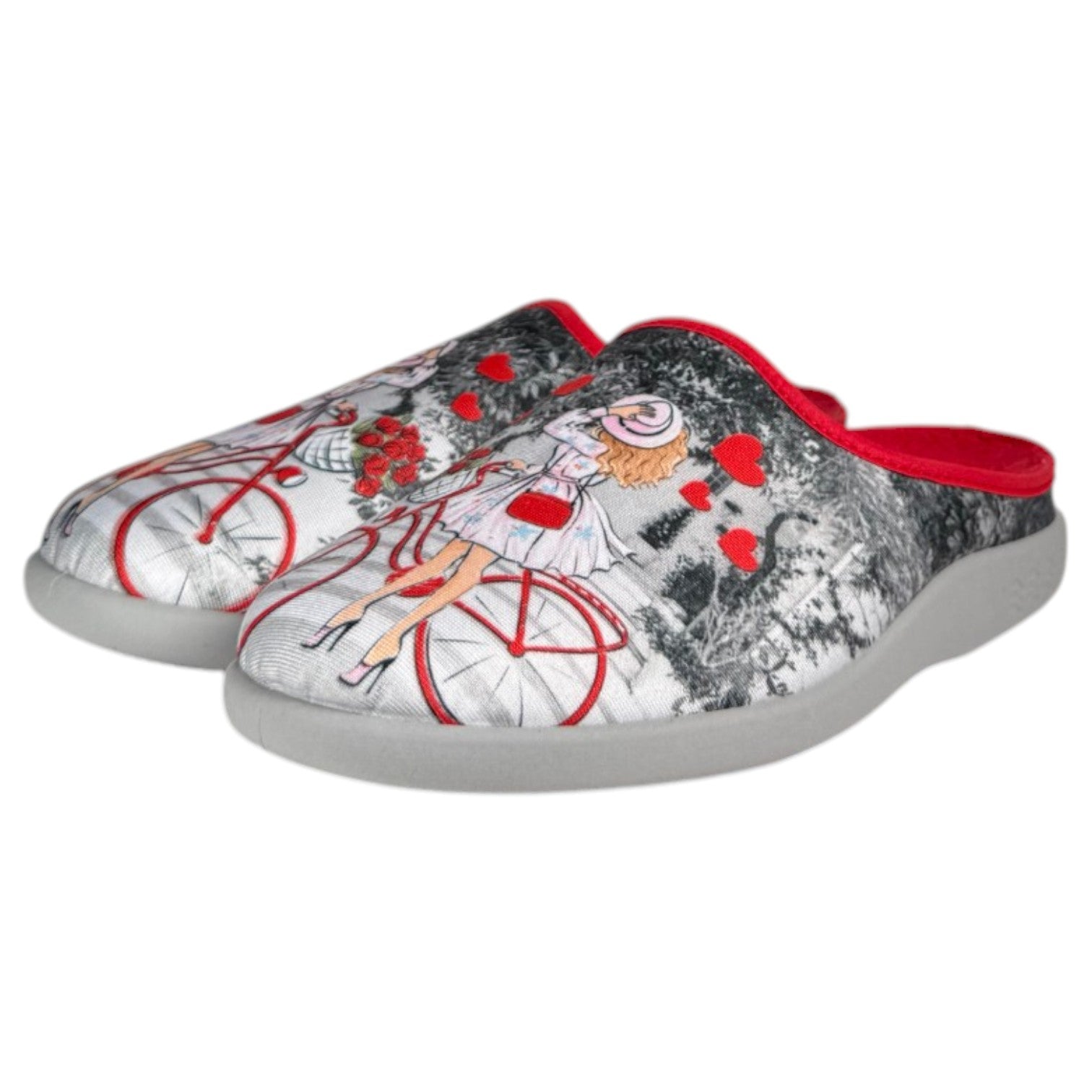 Zapatillas de Casa Flossy Chica Bici 26-342 Rojo - imagen 5