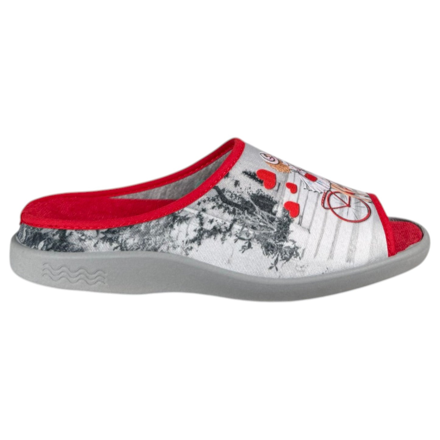 Zapatillas de Casa Flossy Chica Bici 26-349 Rojo - imagen 3