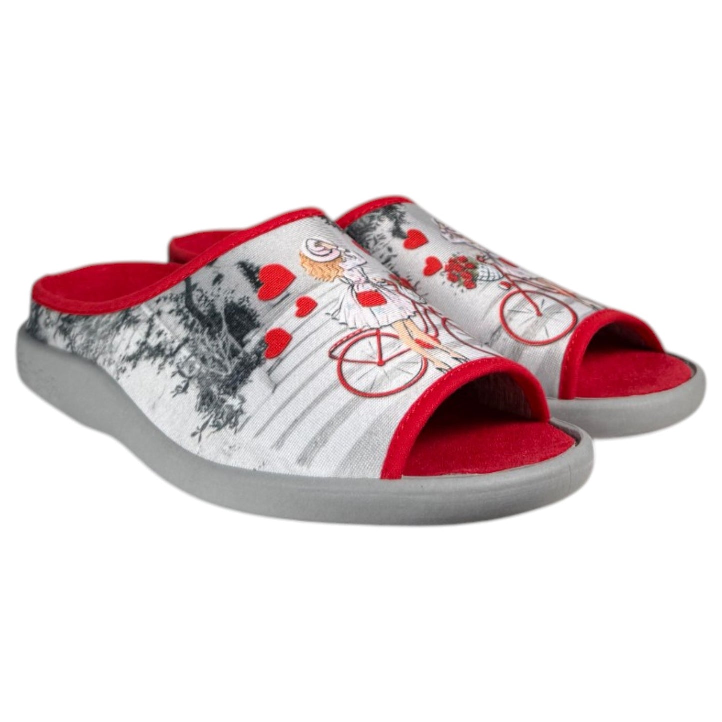 Zapatillas de Casa Flossy Chica Bici 26-349 Rojo - imagen 4