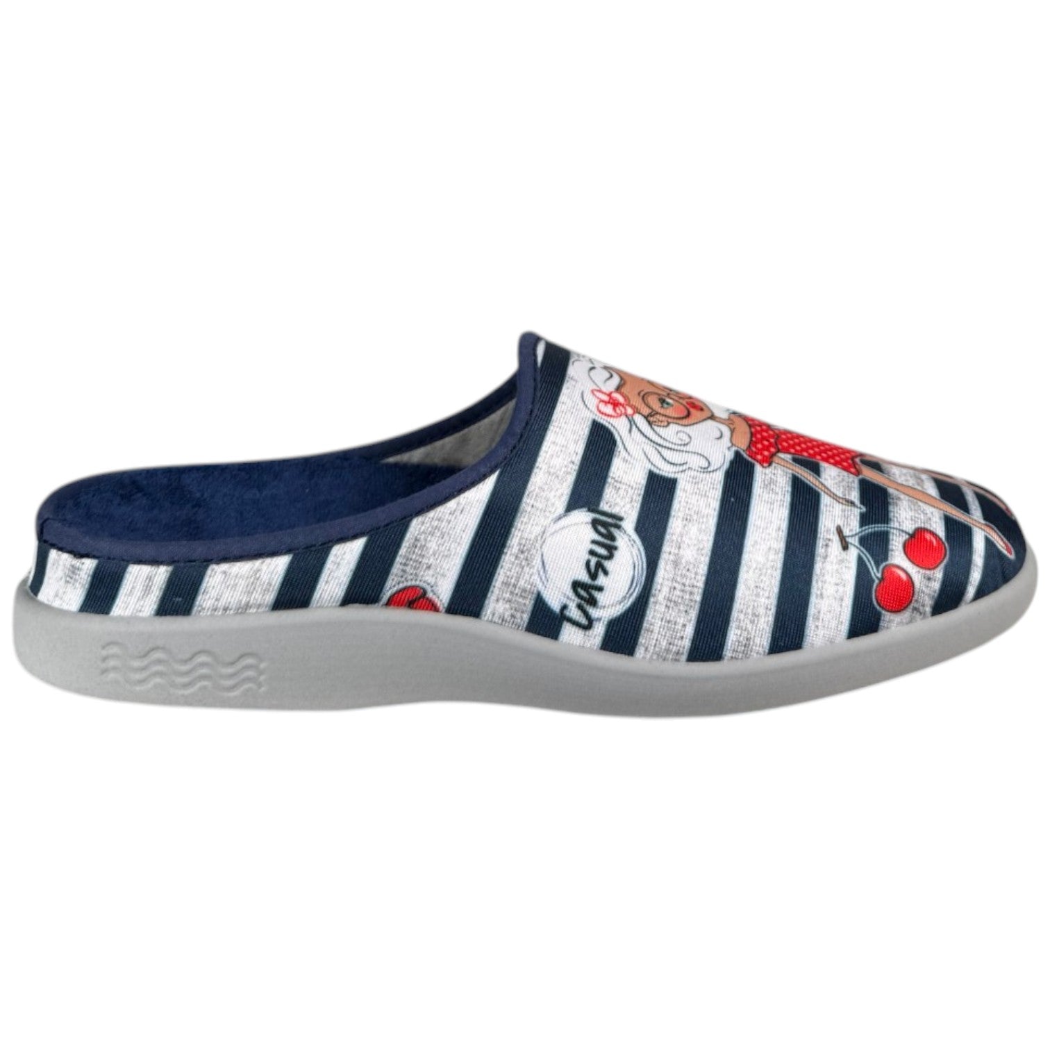 Zapatillas de Casa Flossy Chica Rayas 26-343 Marino - imagen 3