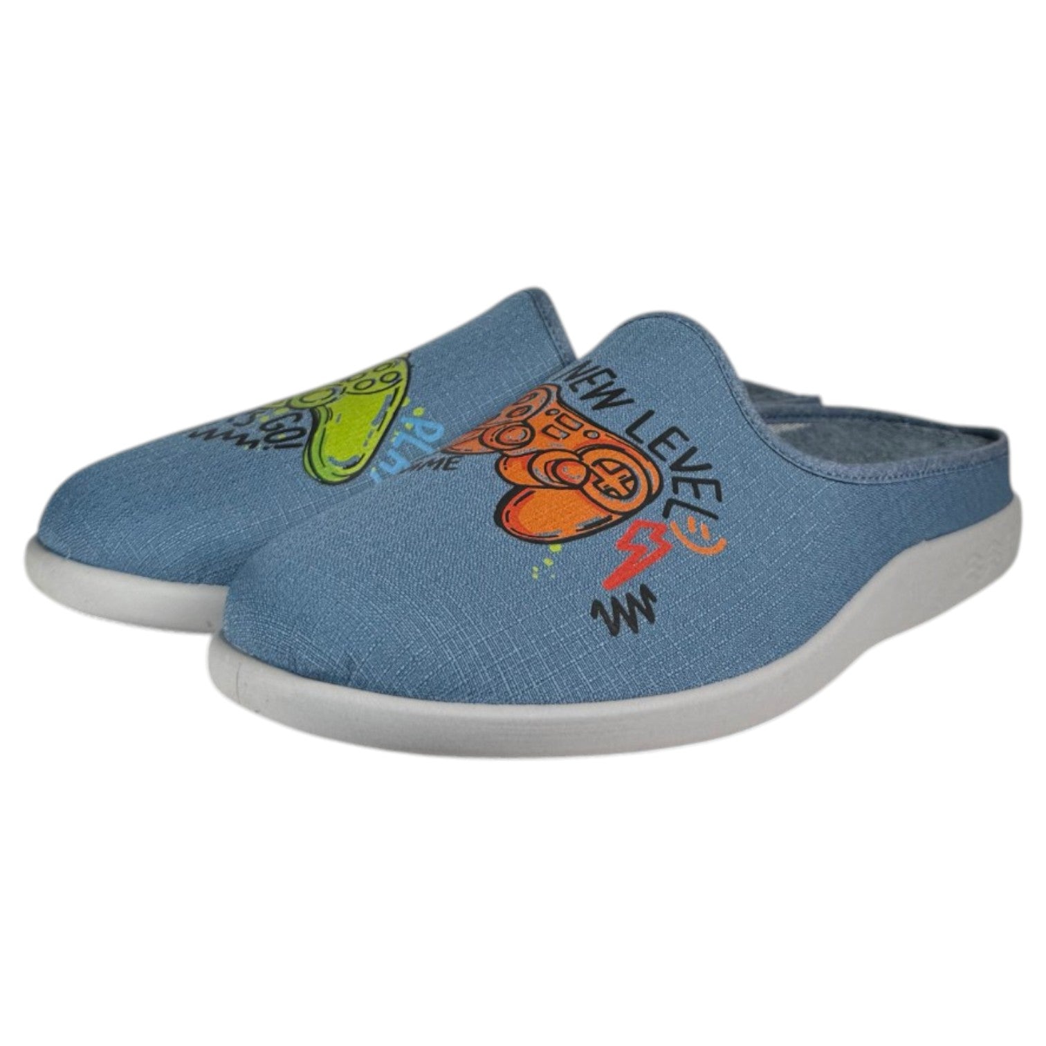 Zapatillas de Casa Flossy Game 27-216 Tejano - imagen 5