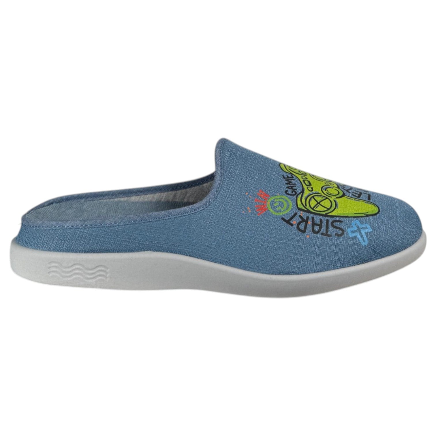 Zapatillas de Casa Flossy Game 27-216 Tejano - imagen 3