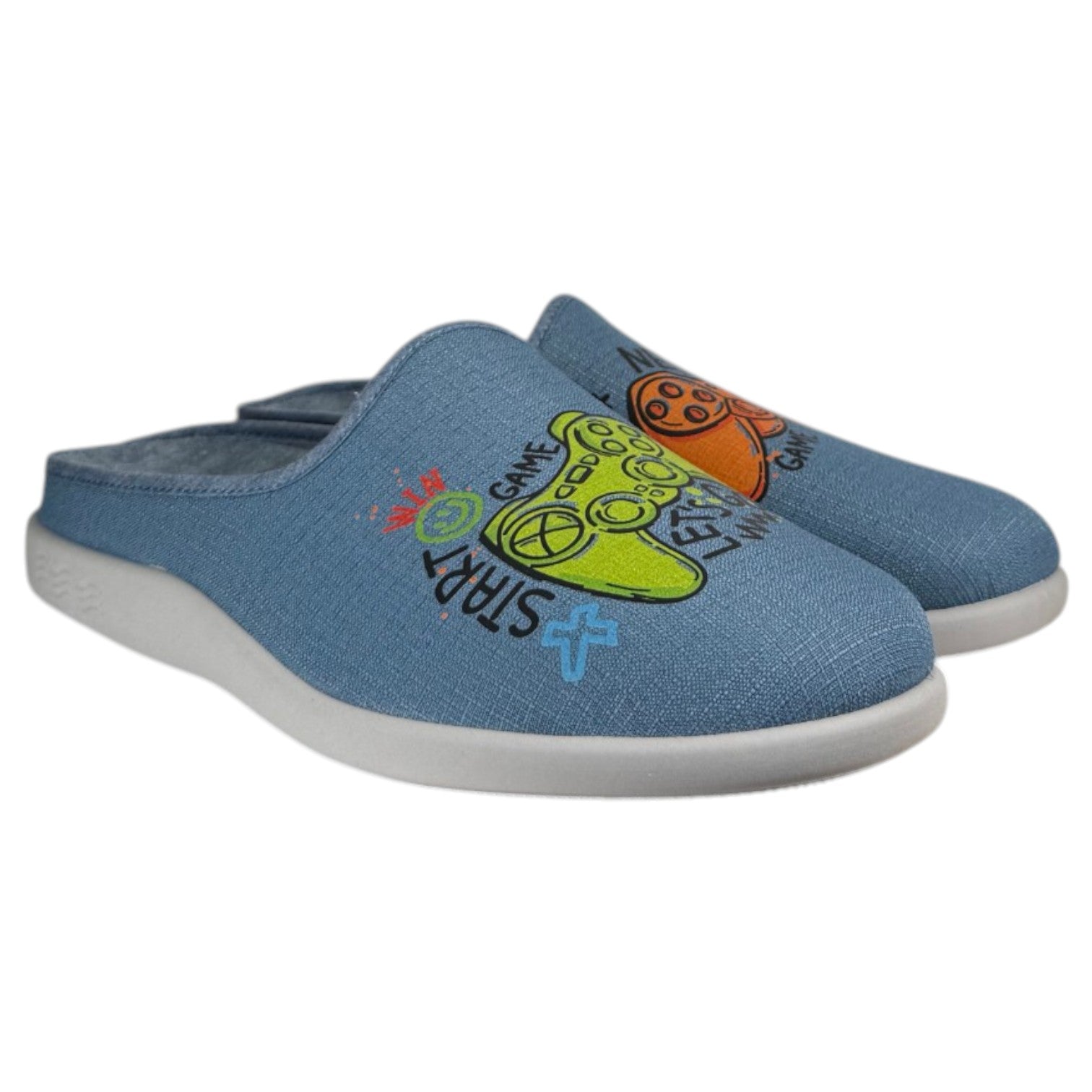 Zapatillas de Casa Flossy Game 27-216 Tejano - imagen 4
