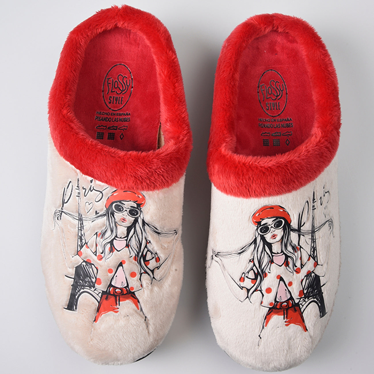Zapatillas de Casa Flossy París 26-96 Crudo - imagen 1