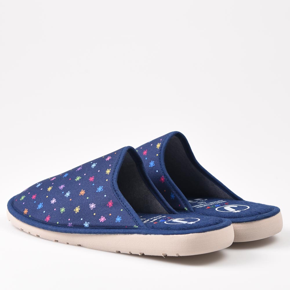 Zapatillas de Casa Javer Puntos de Colores 28-3 Marino - imagen 4