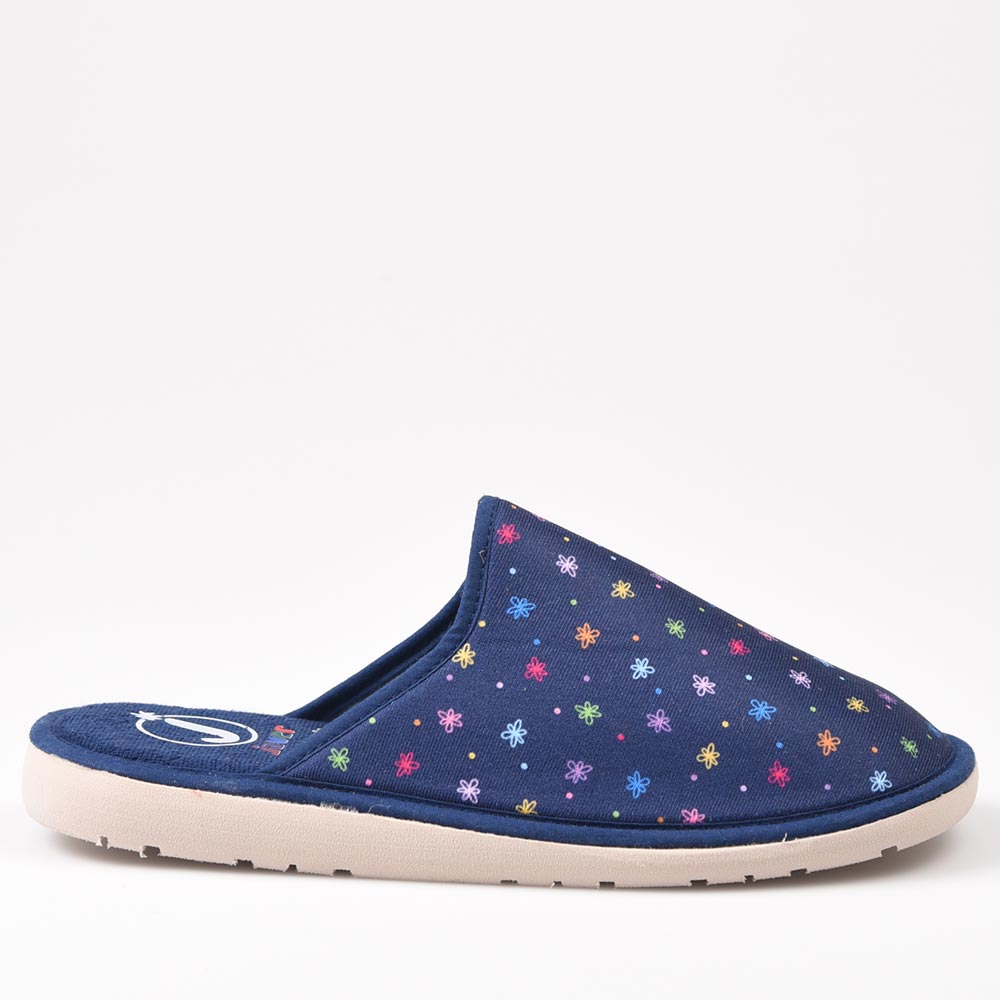 Zapatillas de Casa Javer Puntos de Colores 28-3 Marino - imagen 2