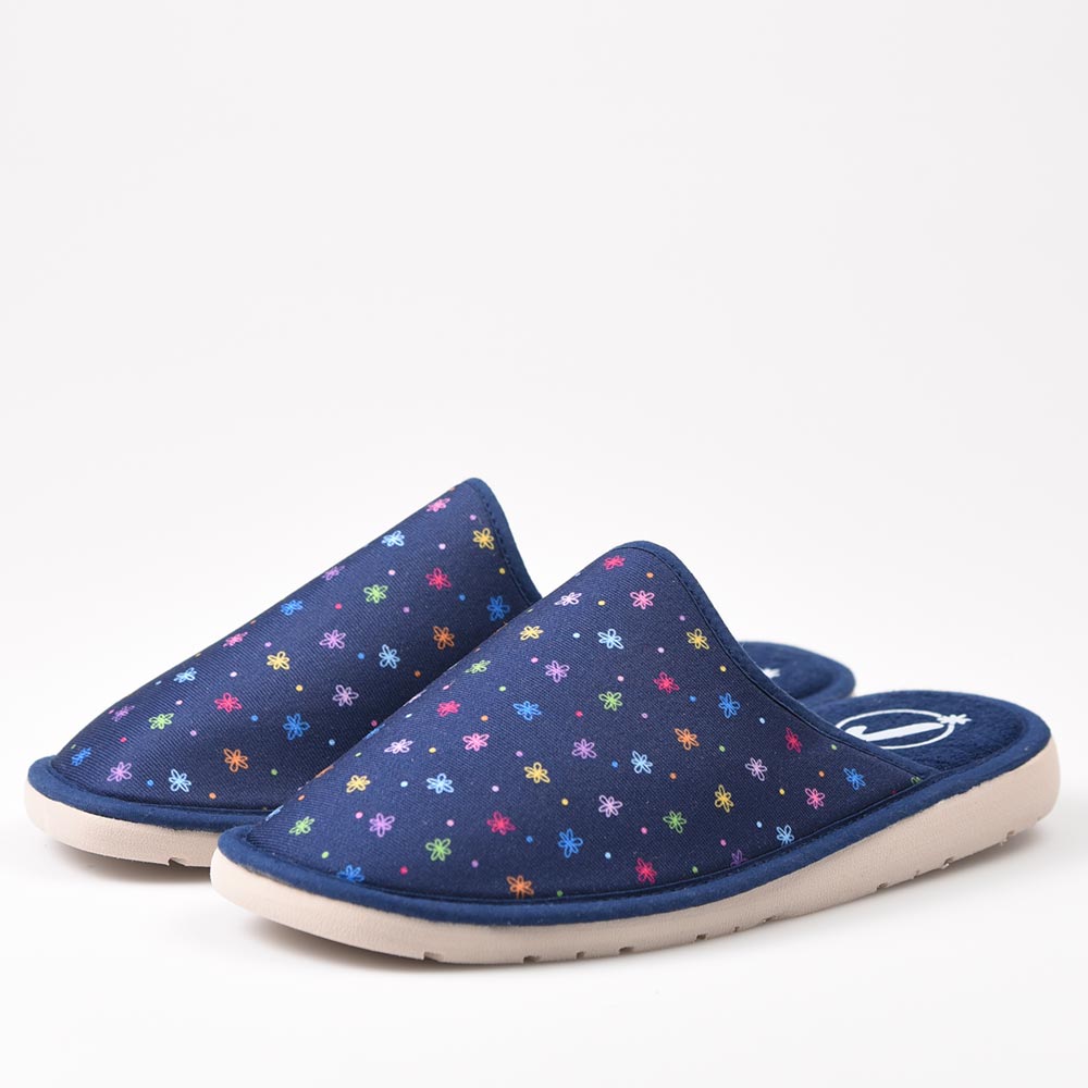 Zapatillas de Casa Javer Puntos de Colores 28-3 Marino - imagen 5