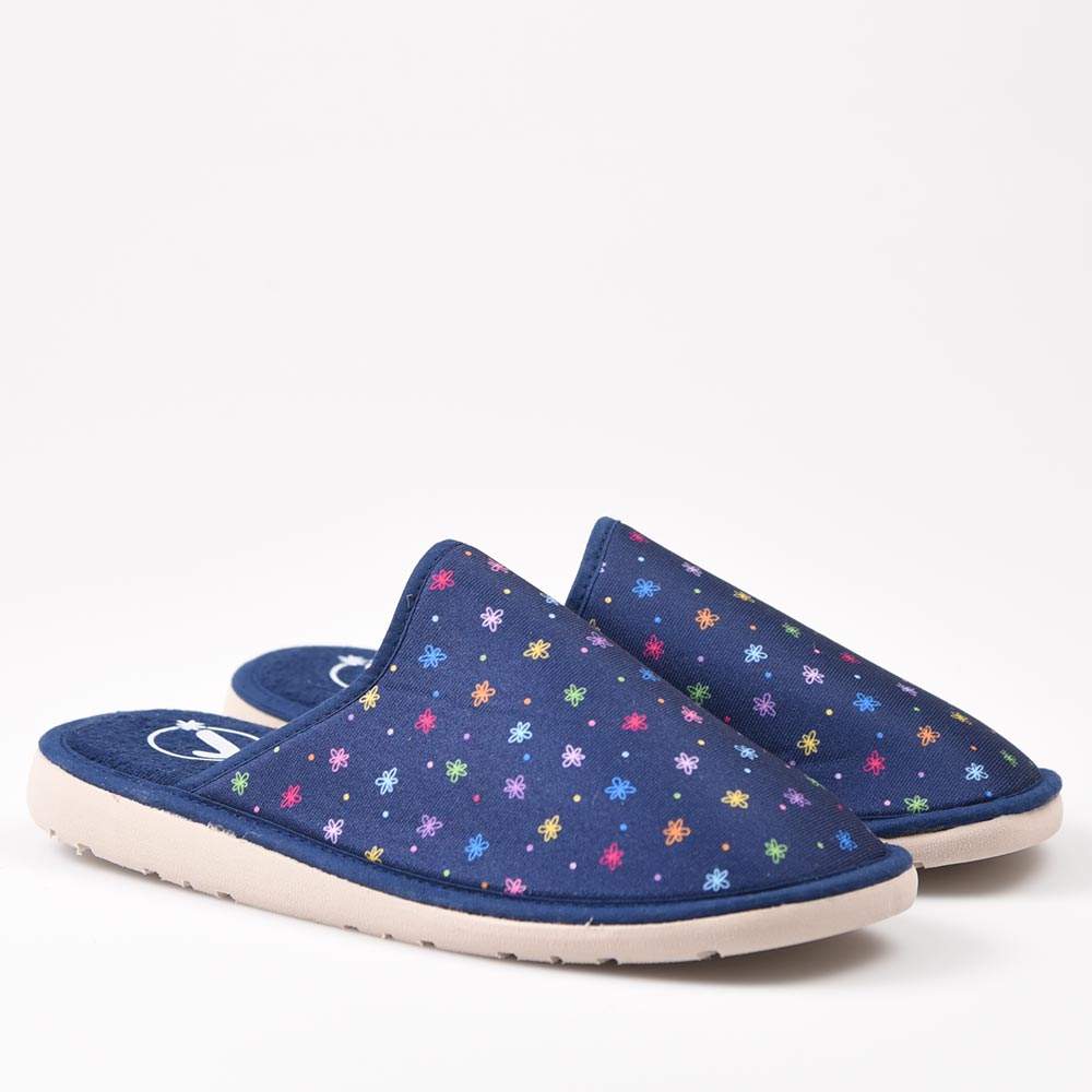 Zapatillas de Casa Javer Puntos de Colores 28-3 Marino - imagen 3