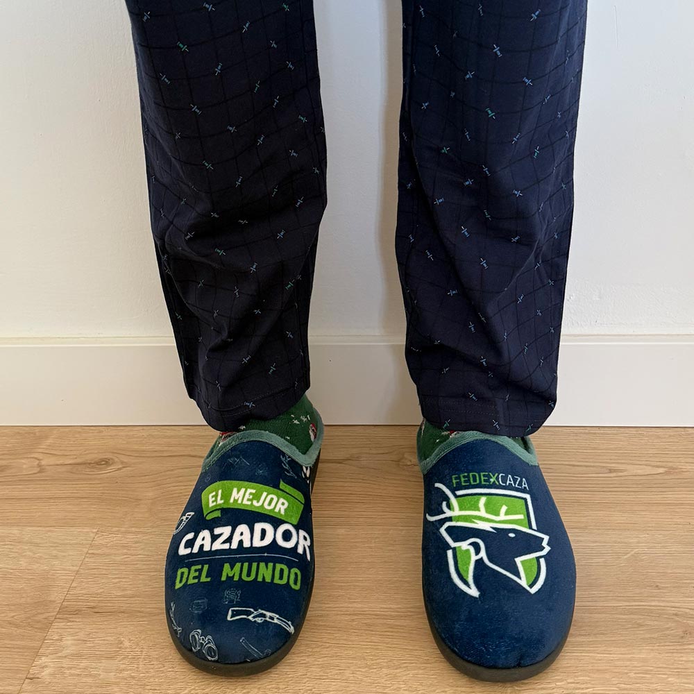 Zapatillas de Casa La Valenciana El Mejor Cazador 27-169 Verde - imagen 2