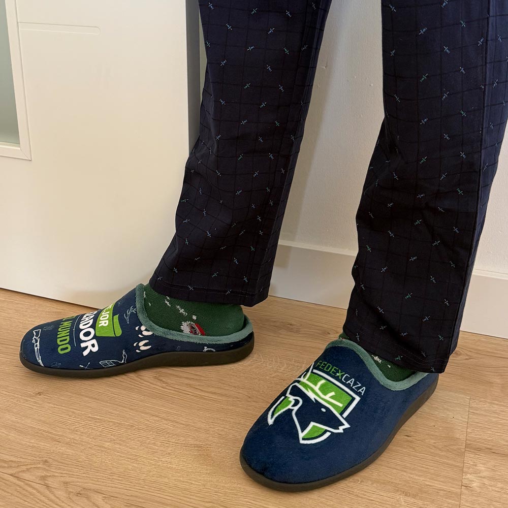 Zapatillas de Casa La Valenciana El Mejor Cazador 27-169 Verde - imagen 4