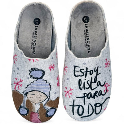 Zapatillas de Casa La Valenciana Estoy Lista