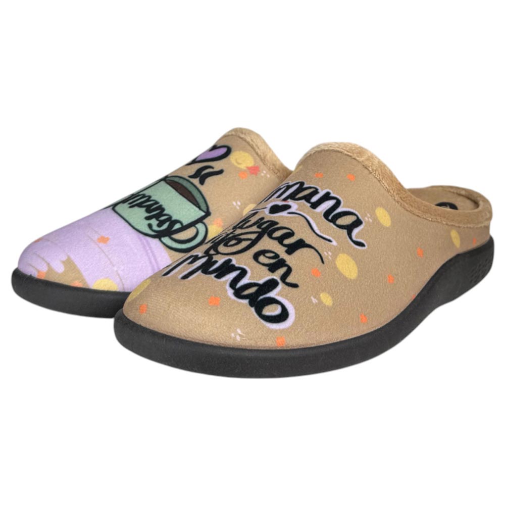Zapatillas de Casa La Valenciana Hermana 26-355 Beig - imagen 5