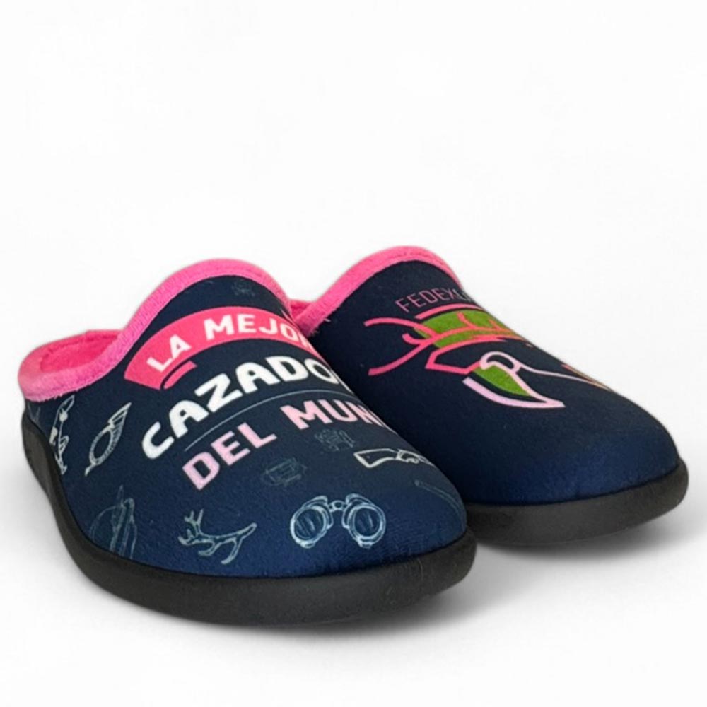 Zapatillas de Casa La Valenciana La Mejor Cazadora 26-269 Fuxia - imagen 5