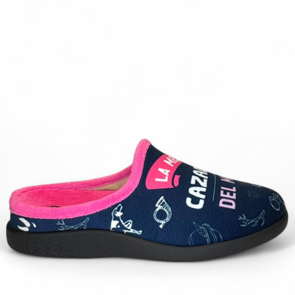 Zapatillas de Casa La Valenciana La Mejor Cazadora 26-269 Fuxia - imagen 3