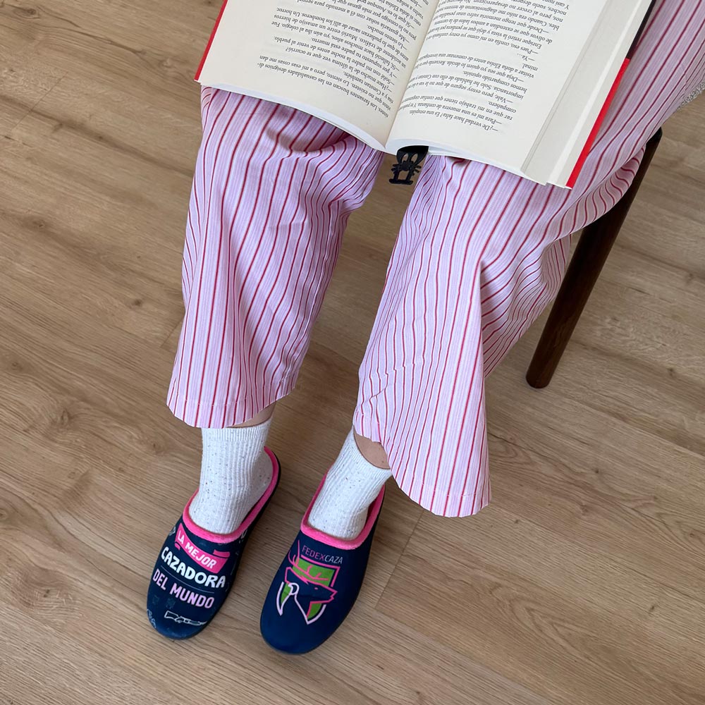 Zapatillas de Casa La Valenciana La Mejor Cazadora 26-269 Fuxia - imagen 2