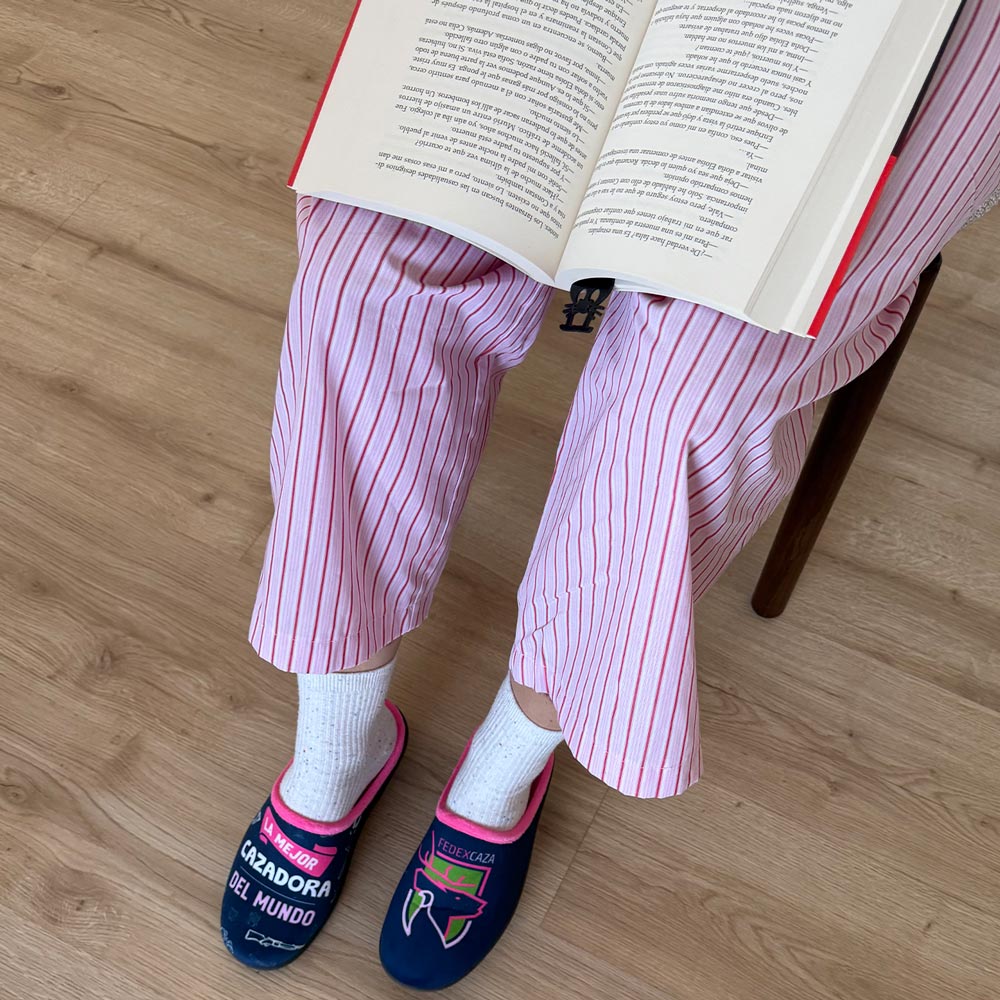 Zapatillas de Casa La Valenciana La Mejor Cazadora 26-269 Fuxia - imagen 4