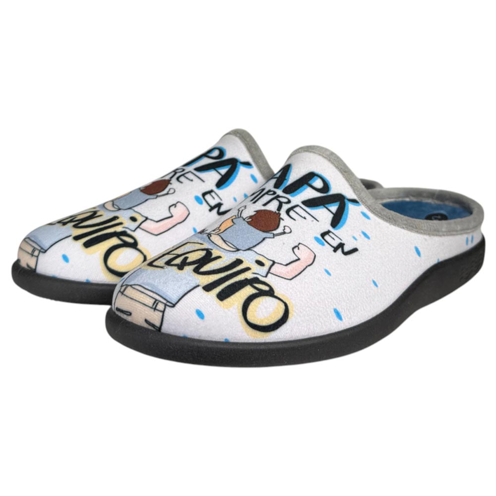 Zapatillas de Casa La Valenciana Papi 27-225 Azulina - imagen 7