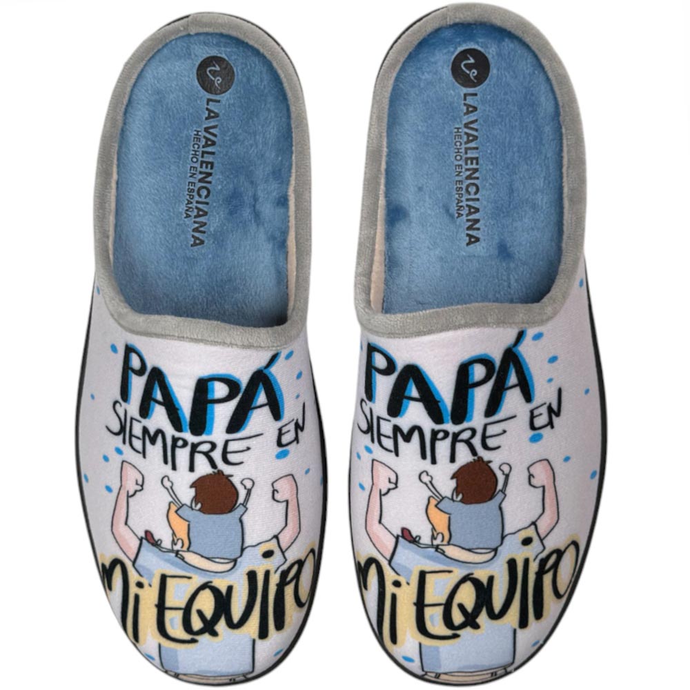 Zapatillas de Casa La Valenciana Papi 27-225 Azulina - imagen 1
