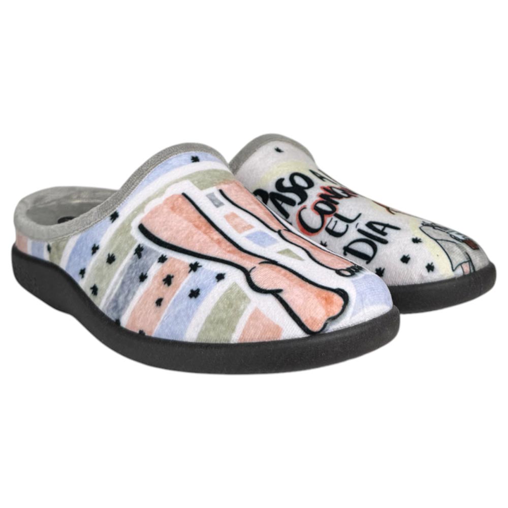 Zapatillas de Casa La Valenciana Paso 26-356 Gris - imagen 5