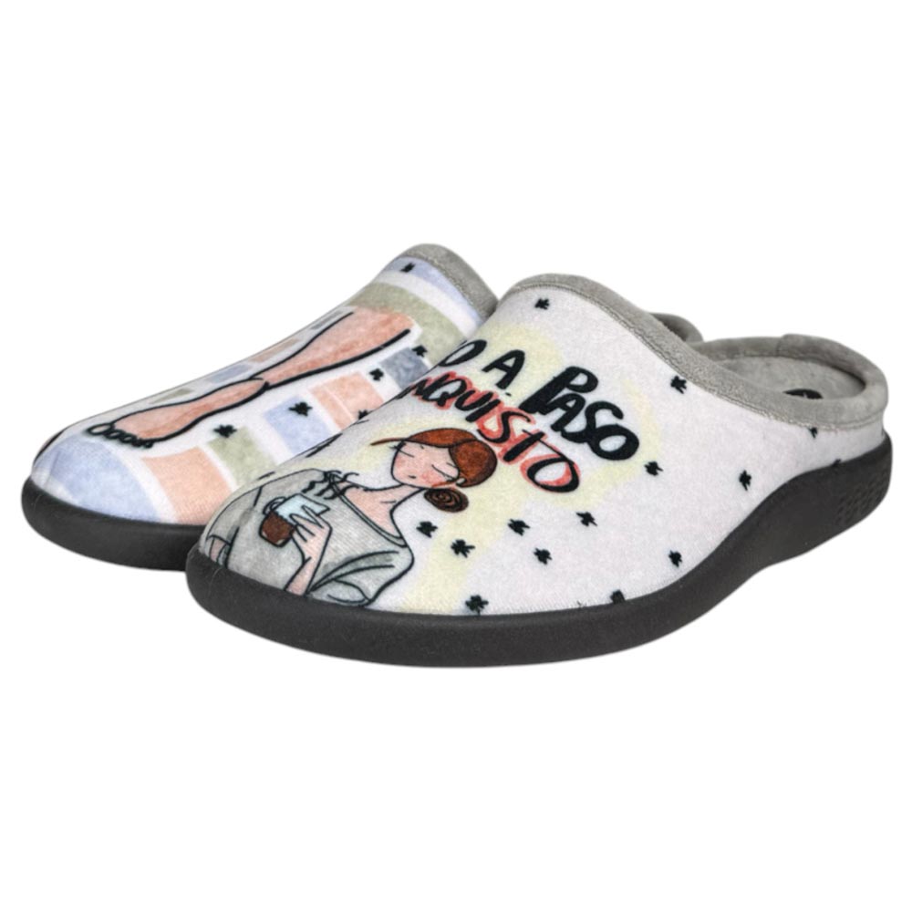 Zapatillas de Casa La Valenciana Paso 26-356 Gris - imagen 6