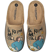 Zapatillas de Casa La Valenciana Reina 26-362 Beig