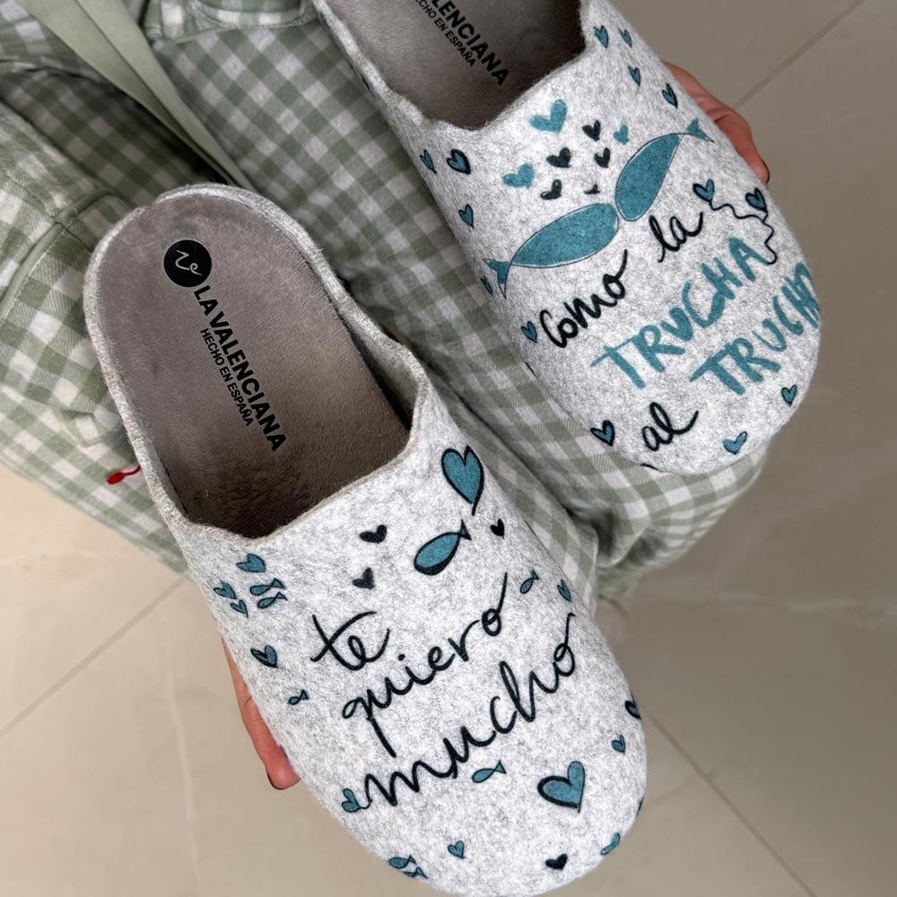 Zapatillas de Casa La Valenciana Te Quiero Mucho - imagen 8
