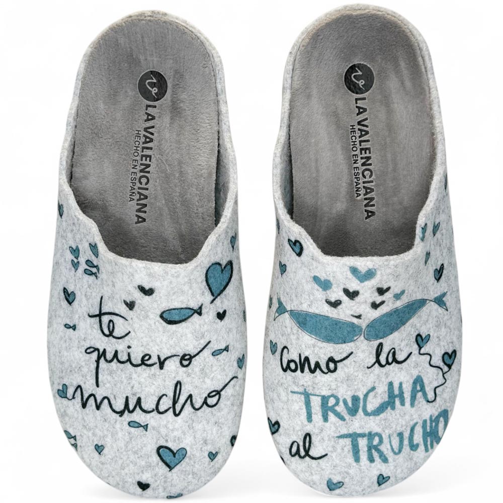 Zapatillas de Casa La Valenciana Te Quiero Mucho - imagen 1