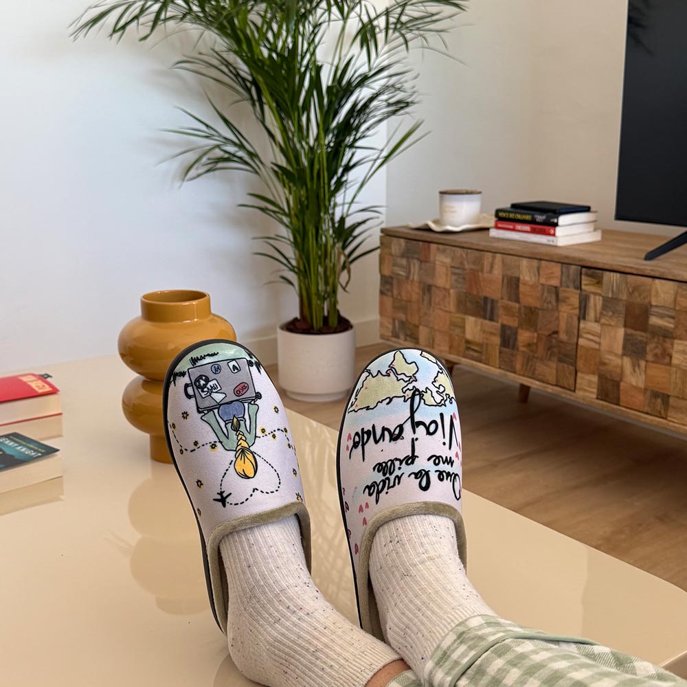 Zapatillas de Casa La Valenciana Viajando - imagen 6