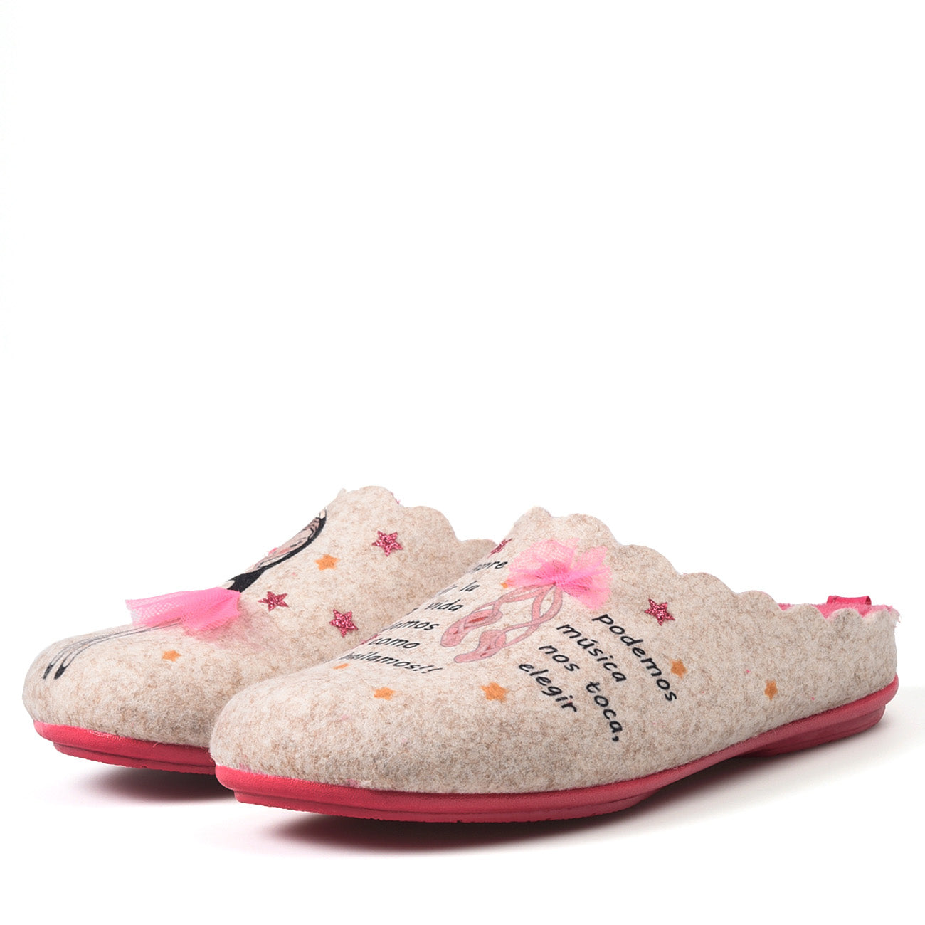 Zapatillas de Casa Marpen Slippers Bailarina 312IV20 Crudo - imagen 4